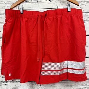 Sports Illustrated Men's Moisture‎ Wicking Running Red Shorts 🆕 [Size XXL] NWT